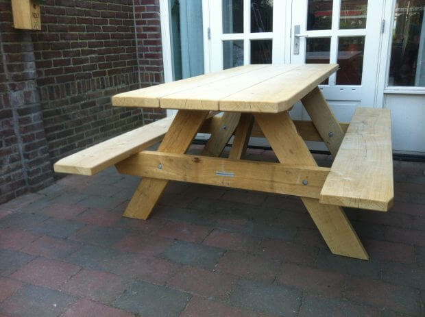Eiken Picknicktafel