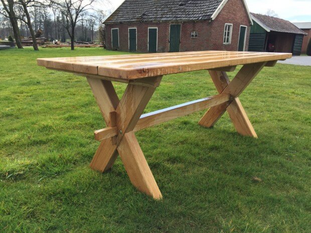 eiken kloostertafel te koop