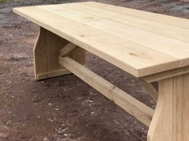 tuintafel eiken op maat